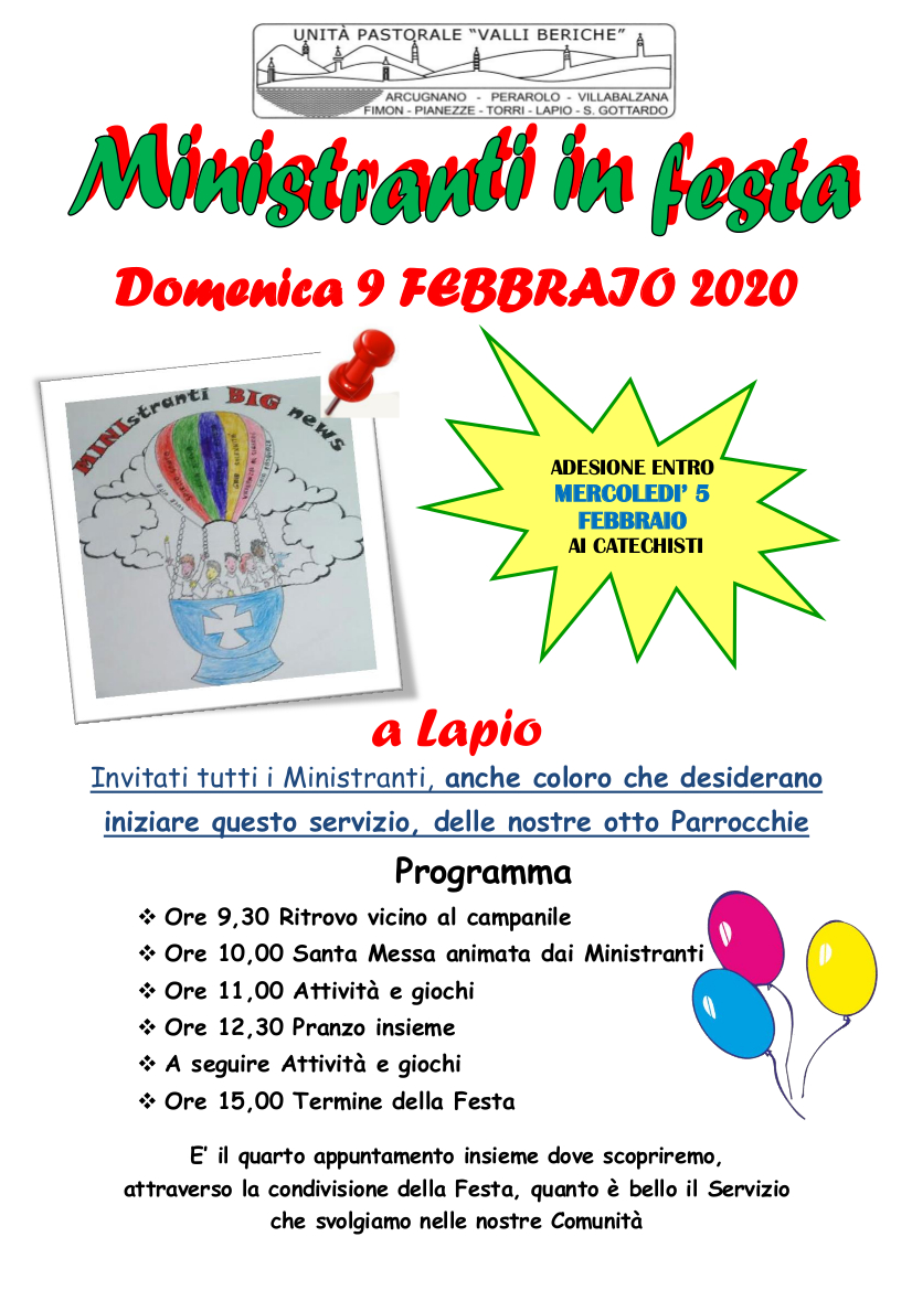Festa ministranti 2020