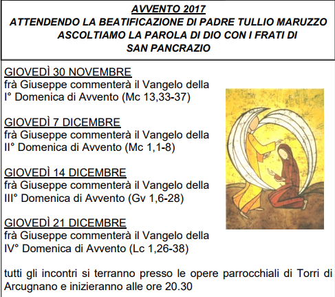 Lectio Avvento 2017